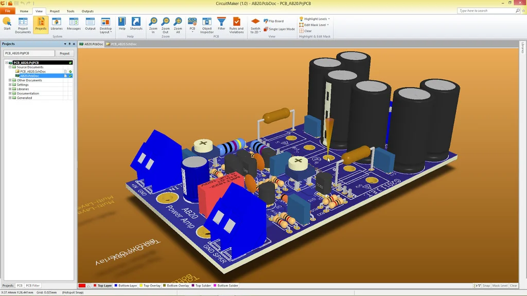 CircuitMaker Screenshot 3, Copyright reserved by CircuitMaker