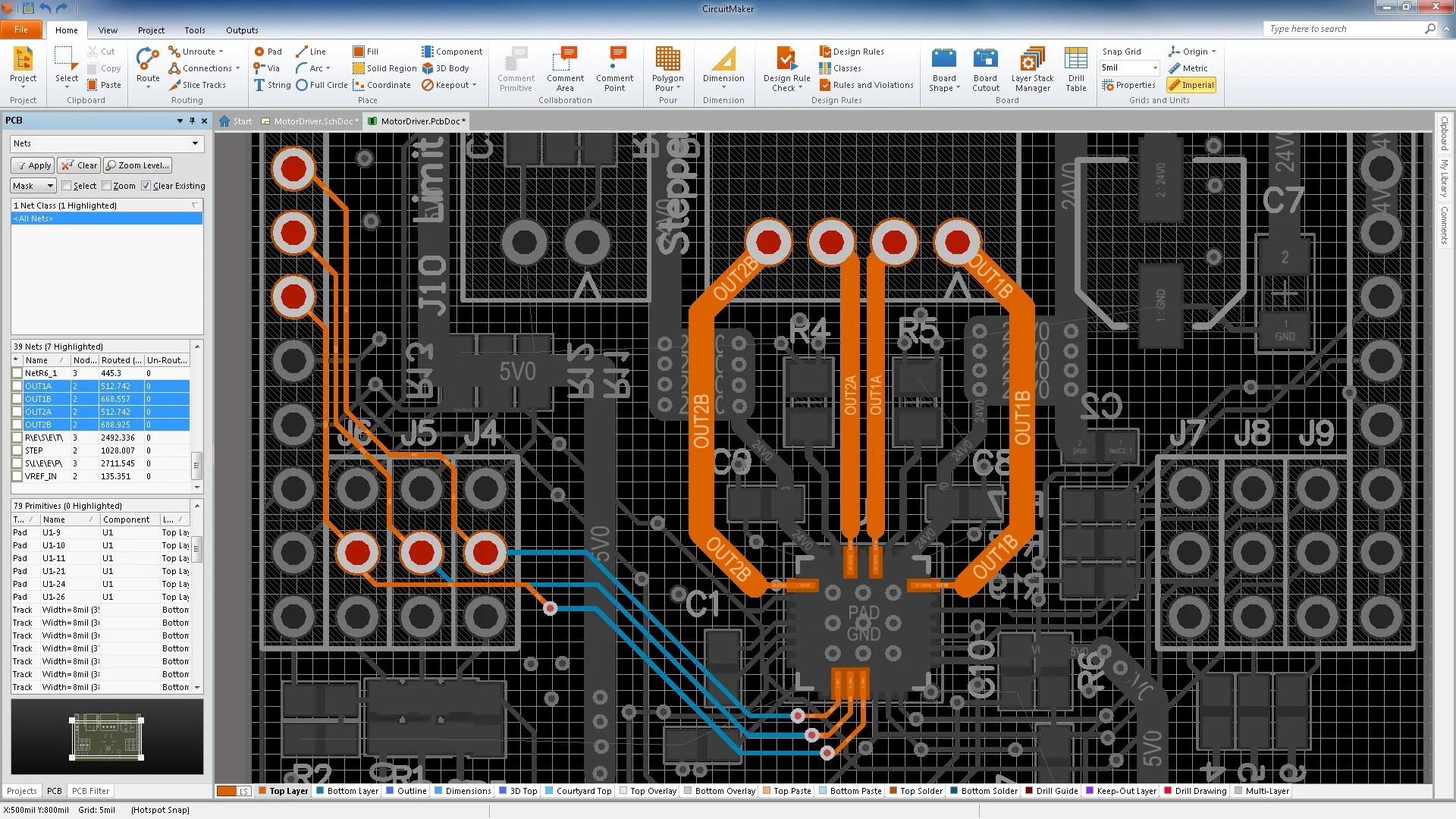 CircuitMaker Screenshot 6, Copyright reserved by CircuitMaker