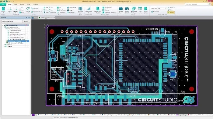 CircuitStudio Screenshot 1, Copyright reserved by CircuitStudio