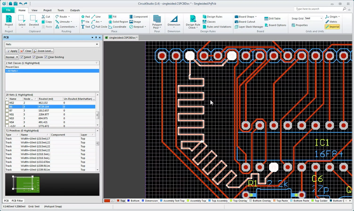 CircuitStudio Screenshot 2, Copyright reserved by CircuitStudio