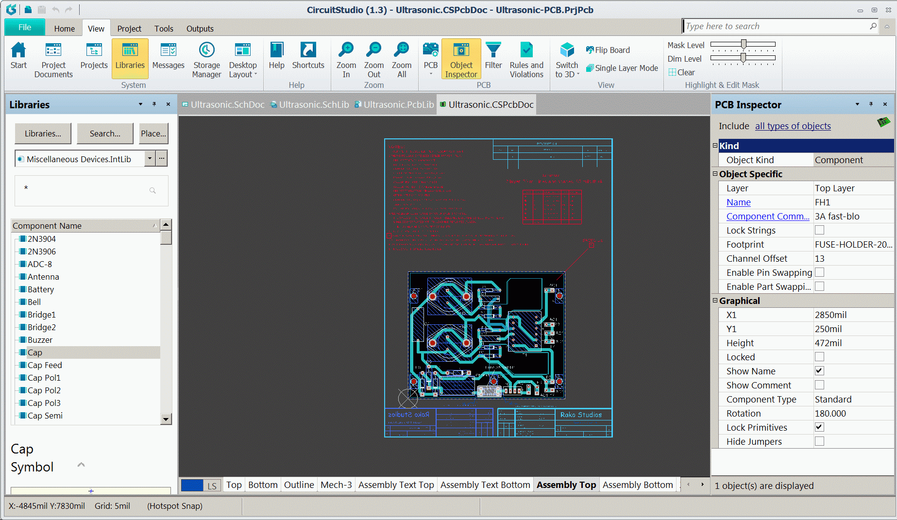 CircuitStudio Screenshot 3, Copyright reserved by CircuitStudio