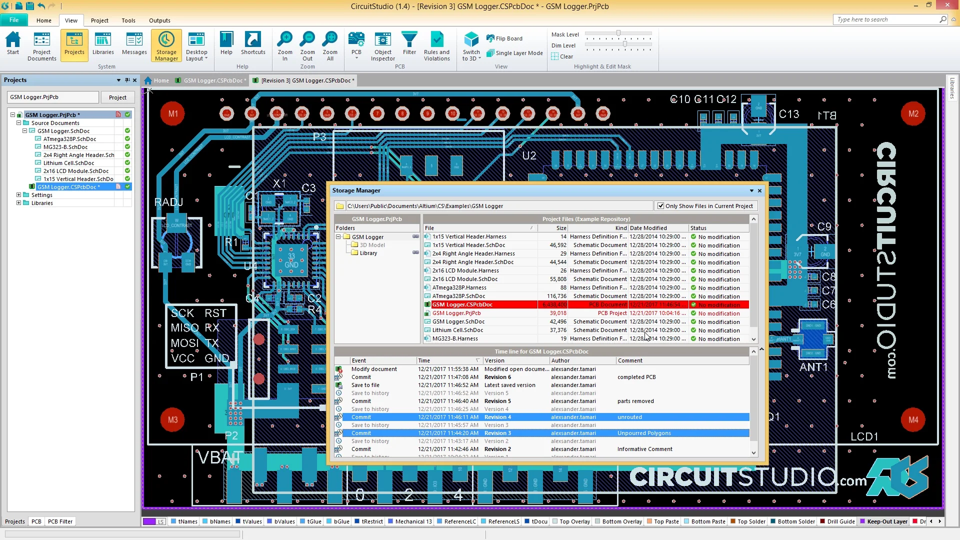 CircuitStudio Screenshot 6, Copyright reserved by CircuitStudio
