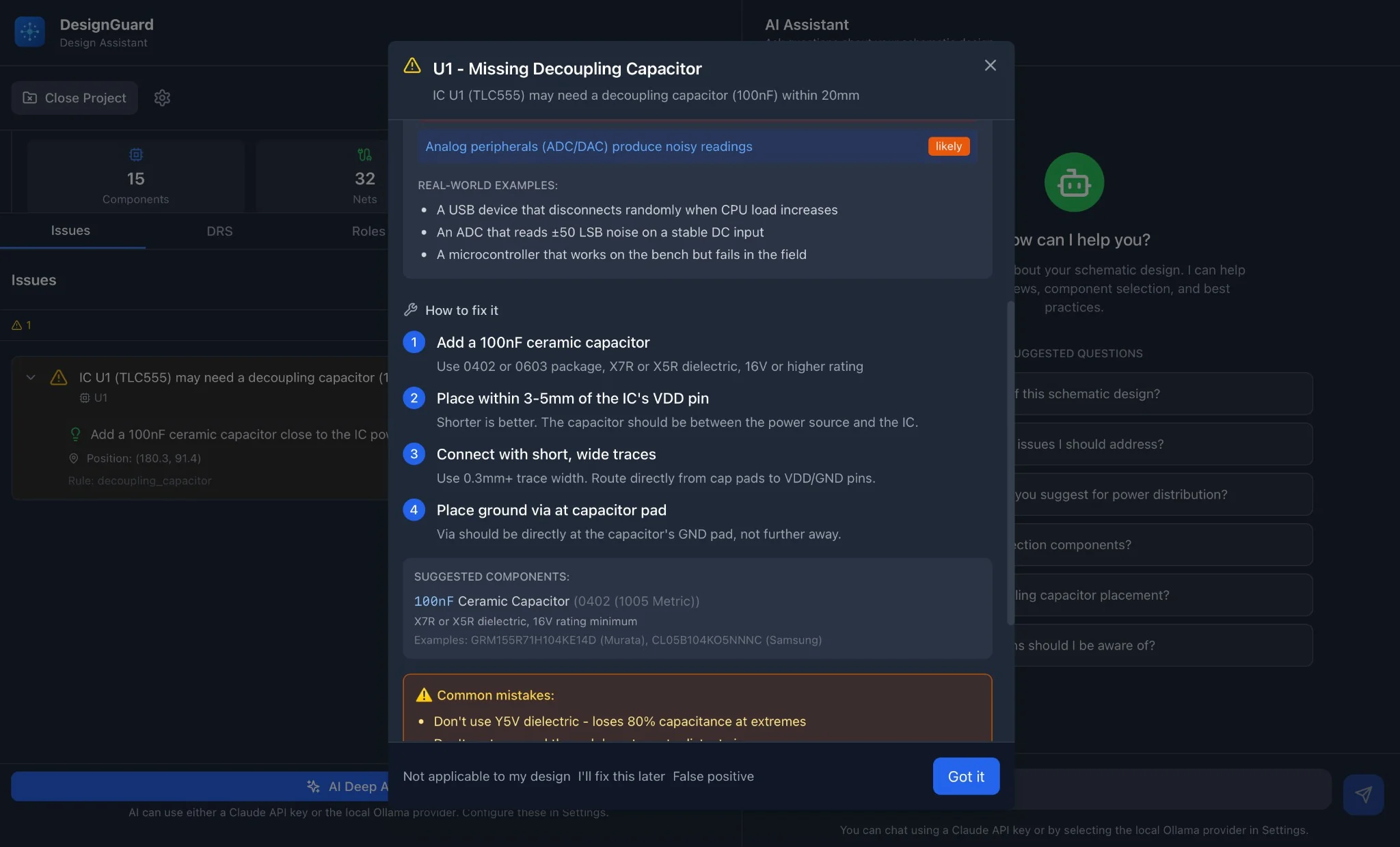 DesignGuard Screenshot 2, Copyright reserved by DesignGuard