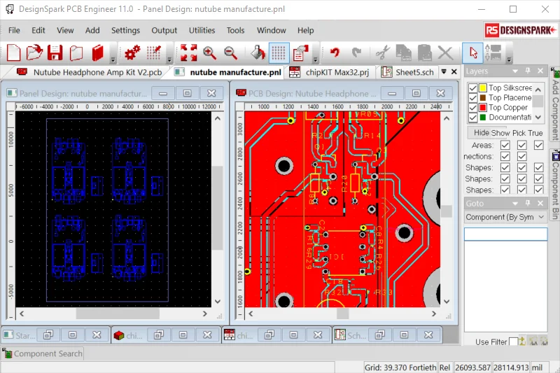 DesignSpark Circuit Simulator Screenshot 4, Copyright reserved by DesignSpark Circuit Simulator
