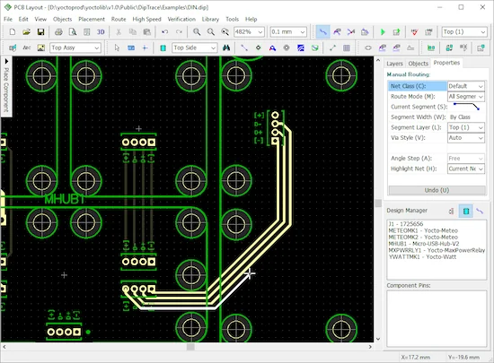 DipTrace Screenshot 3, Copyright reserved by DipTrace