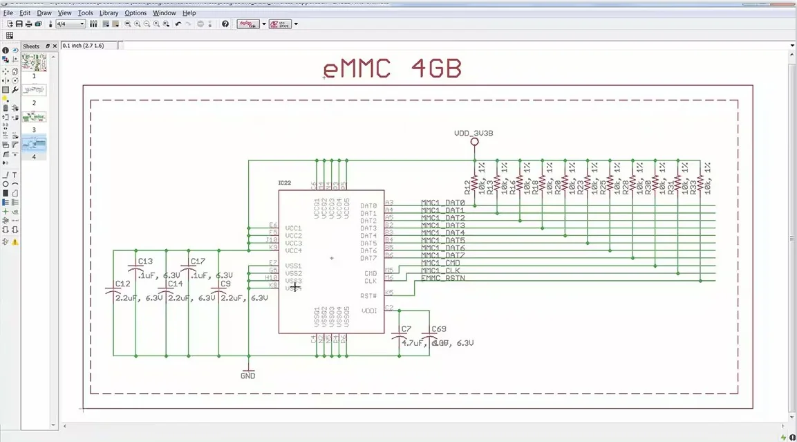 EAGLE Screenshot 2, Copyright reserved by EAGLE