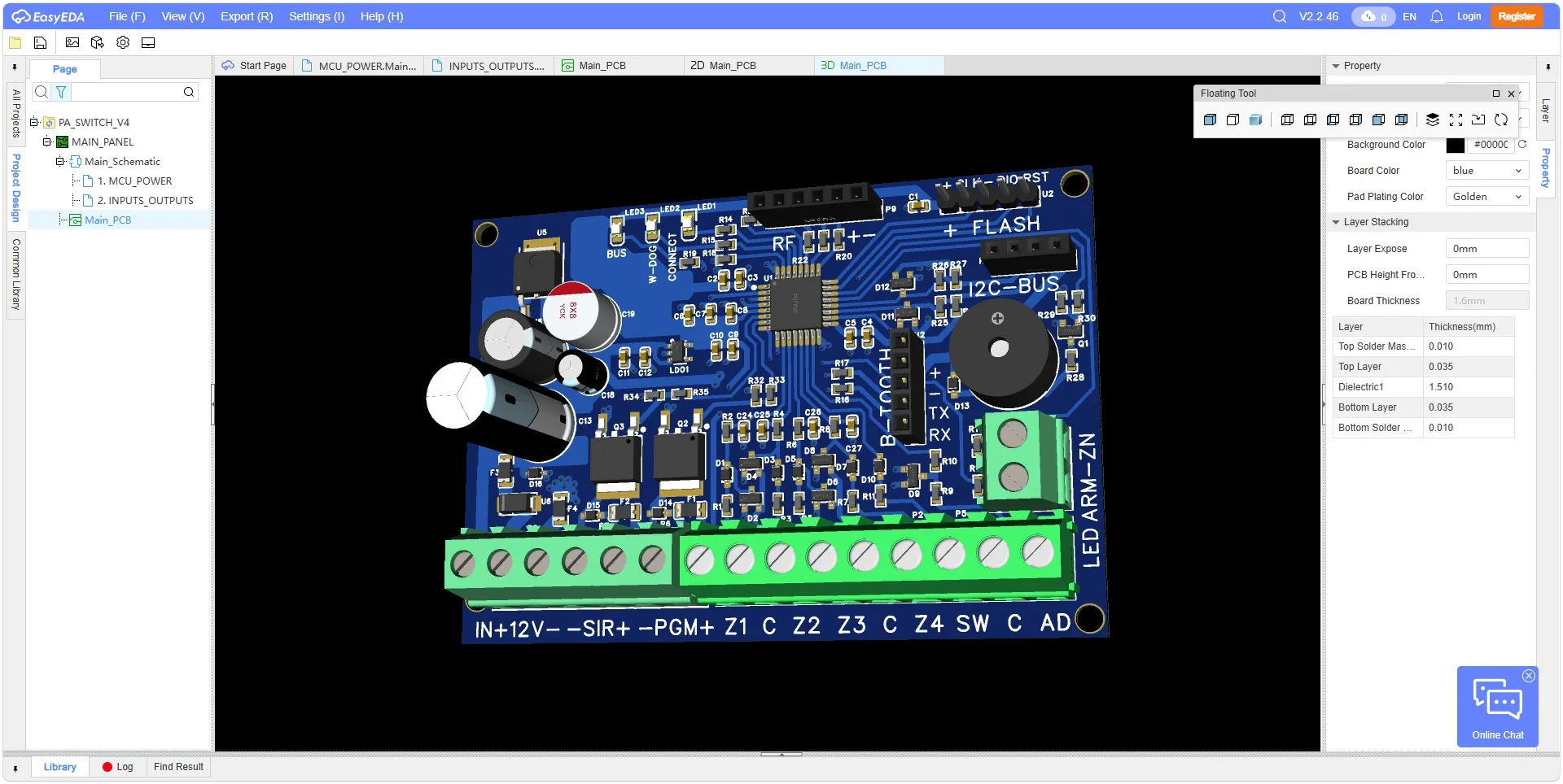 EasyEDA Pro Screenshot 3, Copyright reserved by EasyEDA Pro