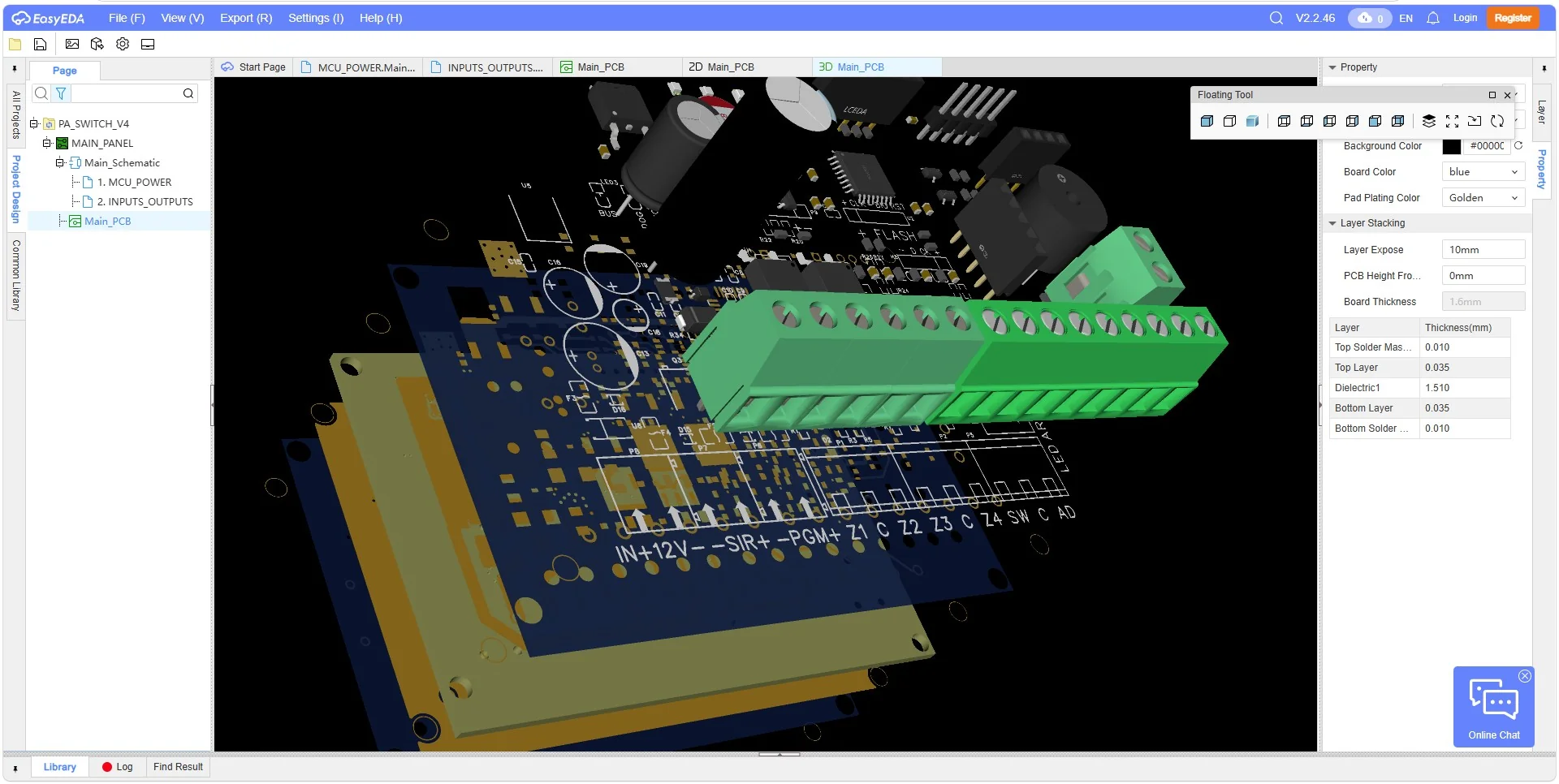 EasyEDA Std Screenshot 1, Copyright reserved by EasyEDA Std