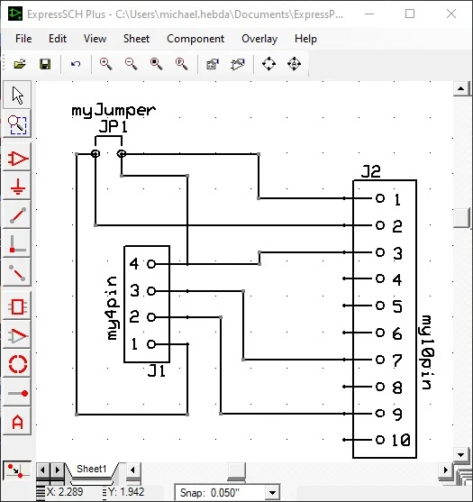 ExpressPCB Screenshot 2, Copyright reserved by ExpressPCB