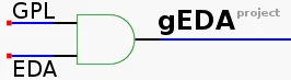 gEDA Logo, Copyright reserved by gEDA