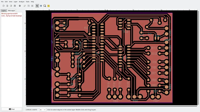 Gerbv Screenshot 1, Copyright reserved by Gerbv
