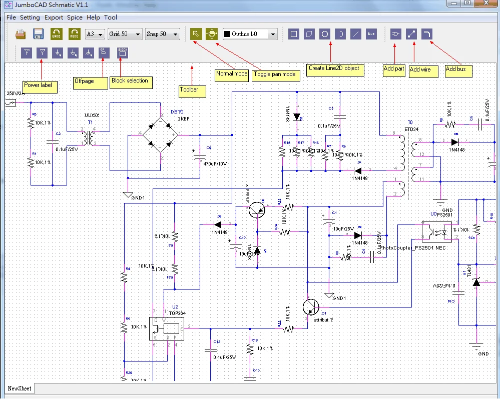 Jumbocad Screenshot 4, Copyright reserved by Jumbocad