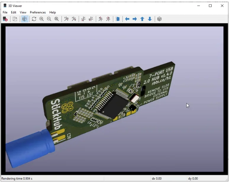 KiCad Screenshot 4, Copyright reserved by KiCad