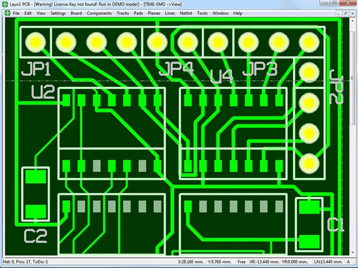 Layo1 PCB Screenshot 4, Copyright reserved by Layo1 PCB