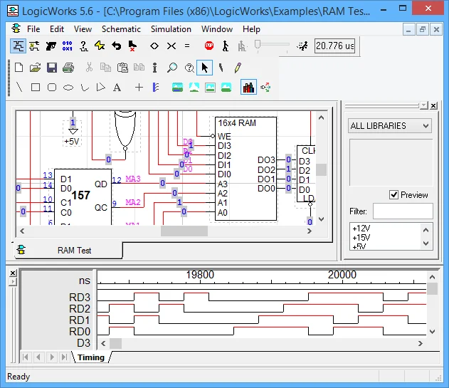 LogicWorks Screenshot 1, Copyright reserved by LogicWorks