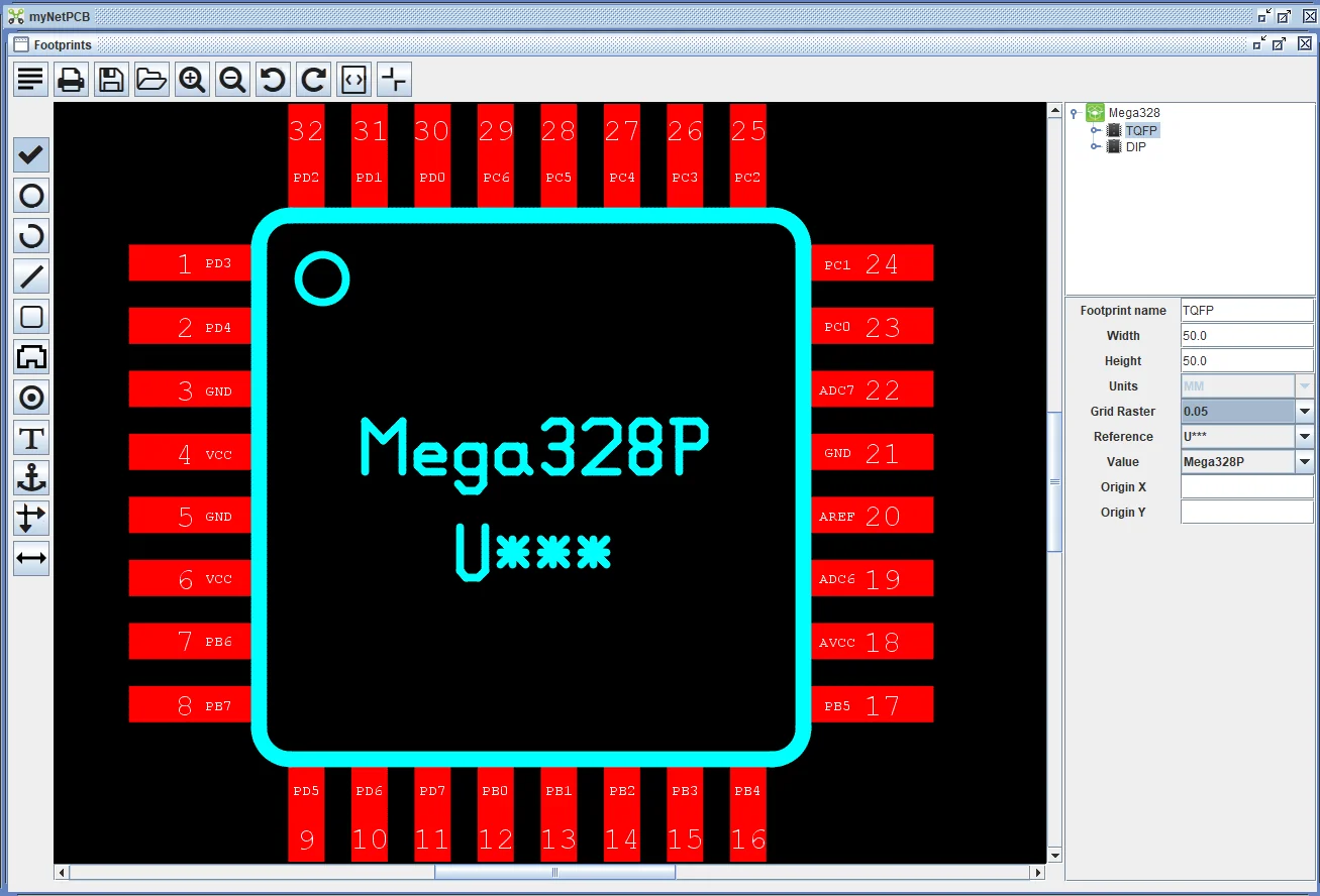 myNetPCB Screenshot 2, Copyright reserved by myNetPCB