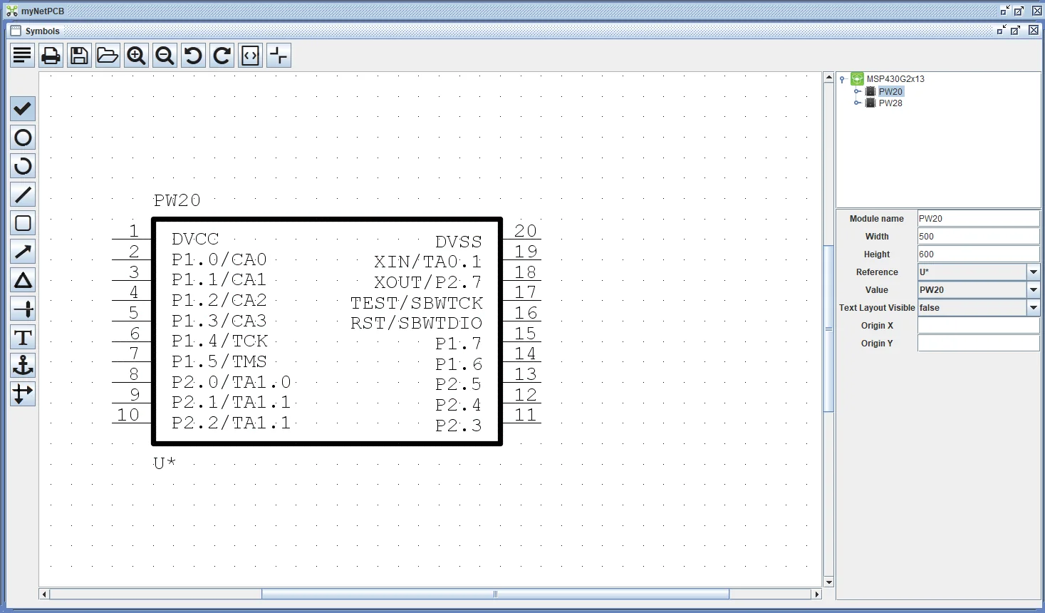 myNetPCB Screenshot 3, Copyright reserved by myNetPCB