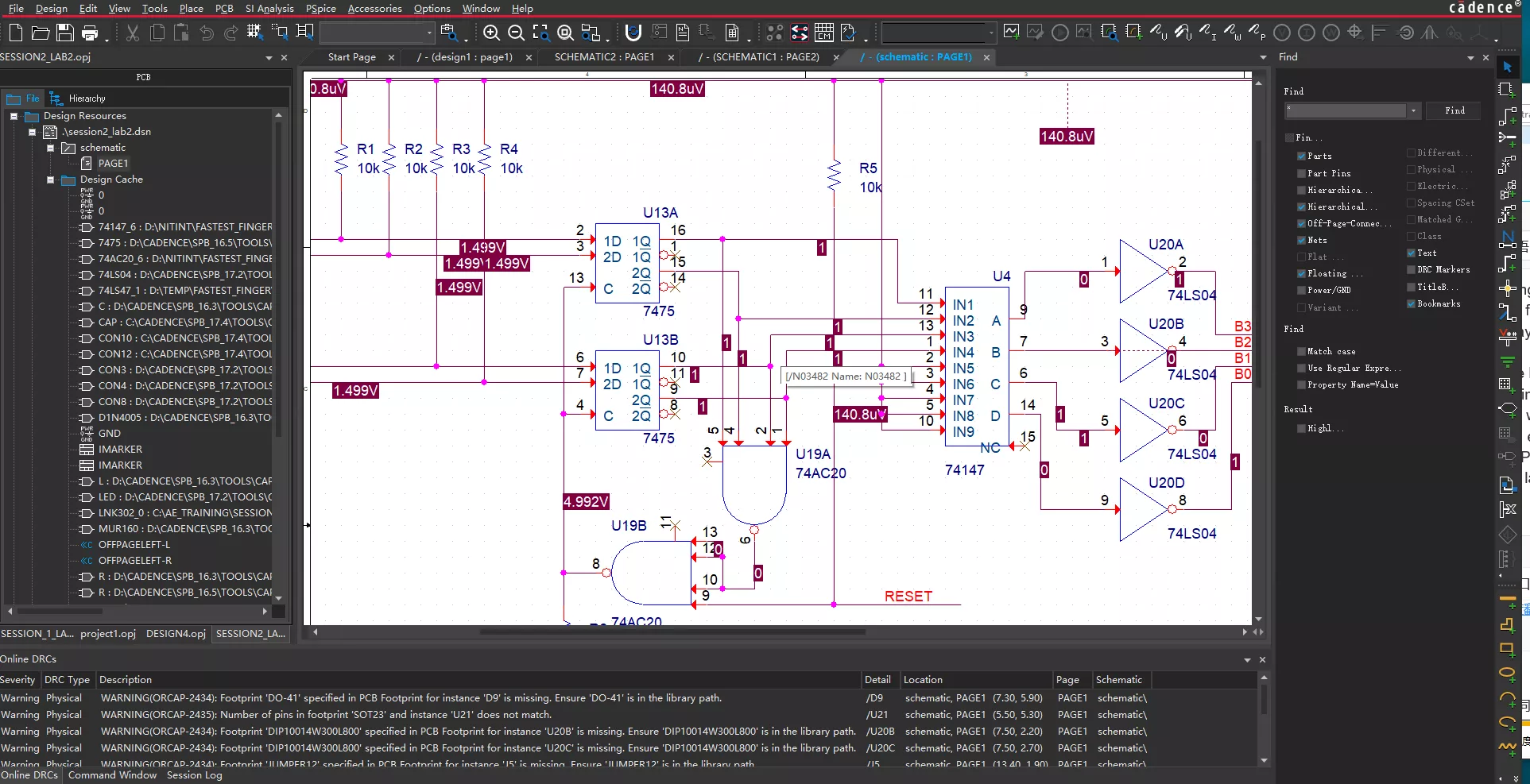 OrCAD X PCB Screenshot 9, Copyright reserved by OrCAD X PCB