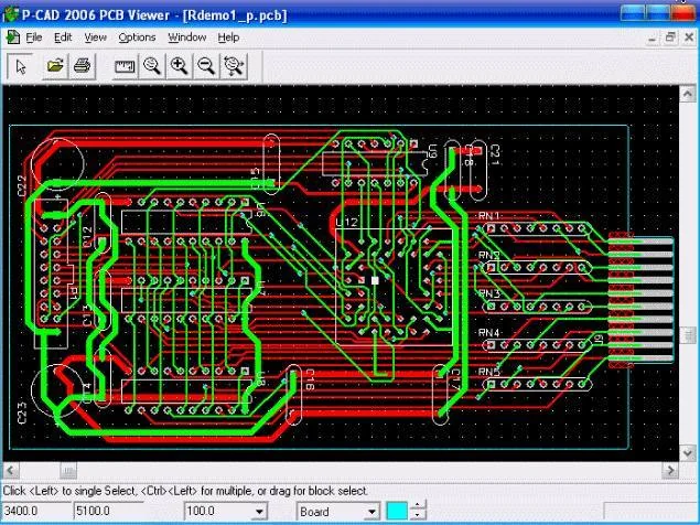 P-CAD Screenshot 1, Copyright reserved by P-CAD