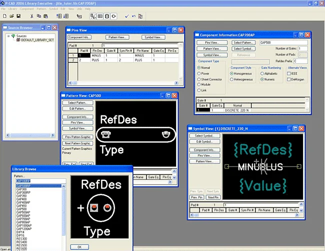 P-CAD Screenshot 3, Copyright reserved by P-CAD