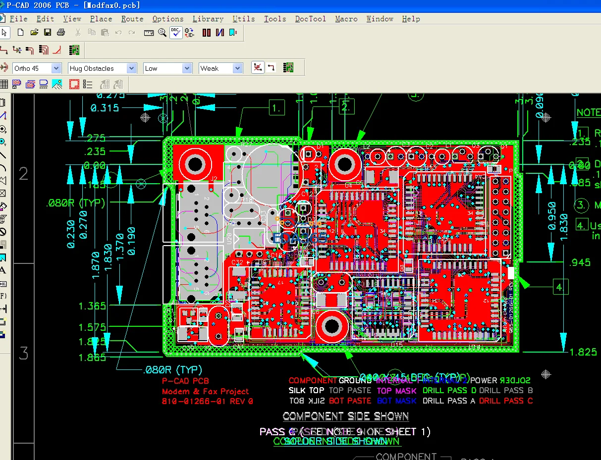 P-CAD Screenshot 5, Copyright reserved by P-CAD