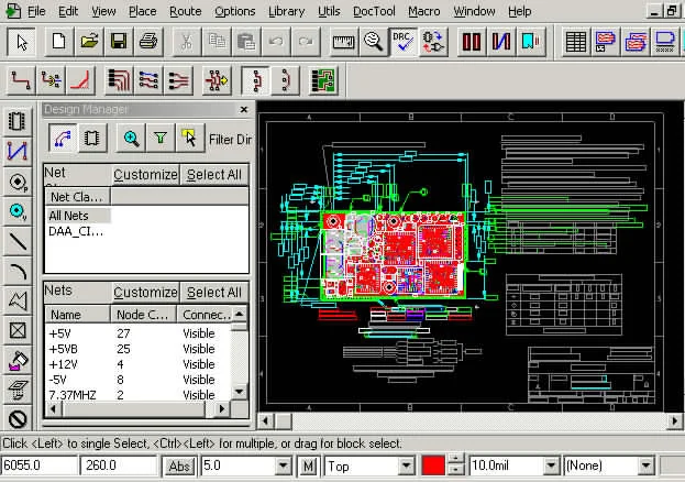 P-CAD Screenshot 7, Copyright reserved by P-CAD