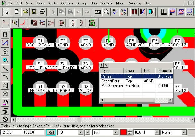 P-CAD Screenshot 8, Copyright reserved by P-CAD