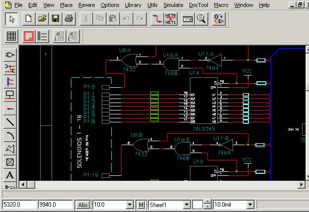 P-CAD Screenshot 9, Copyright reserved by P-CAD
