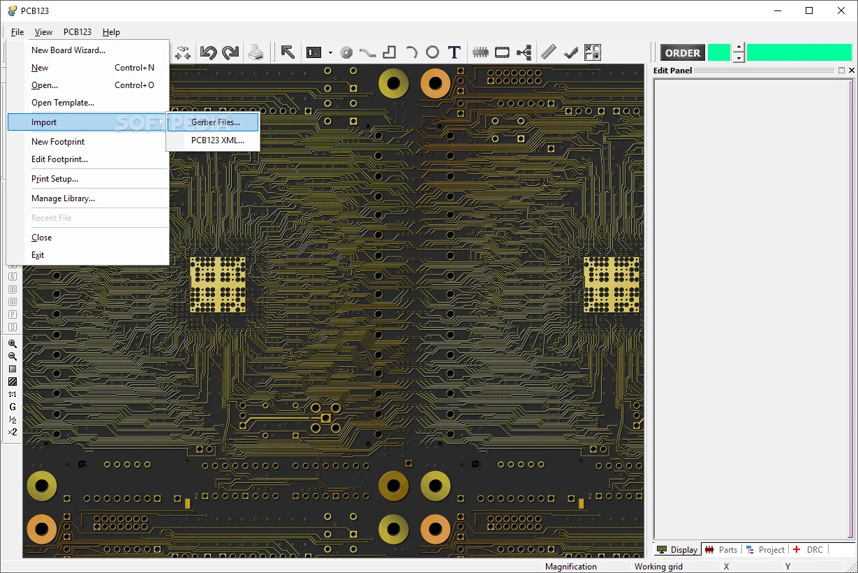 PCB123 Screenshot 4, Copyright reserved by PCB123