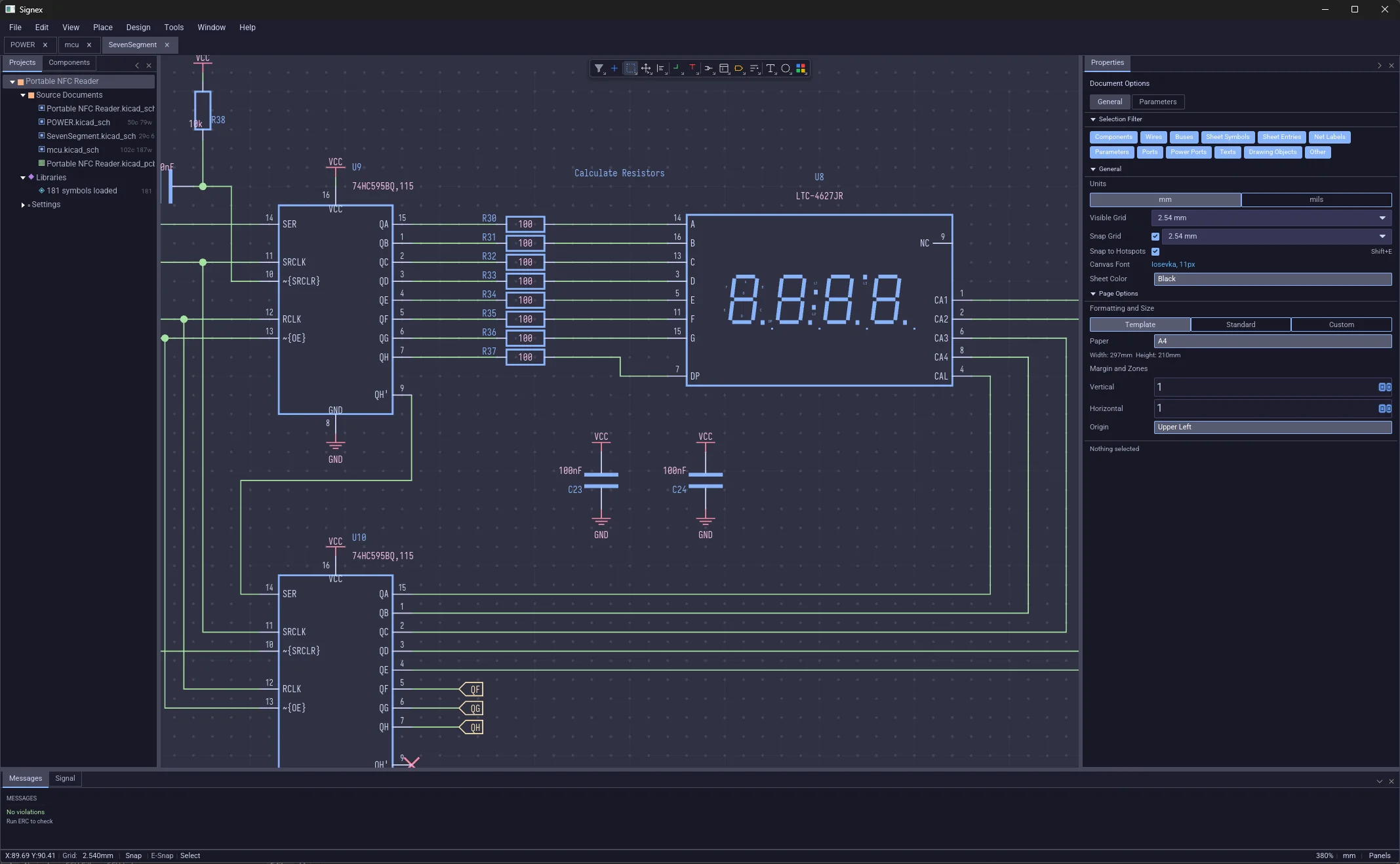 Signex Screenshot 1, Copyright reserved by Signex