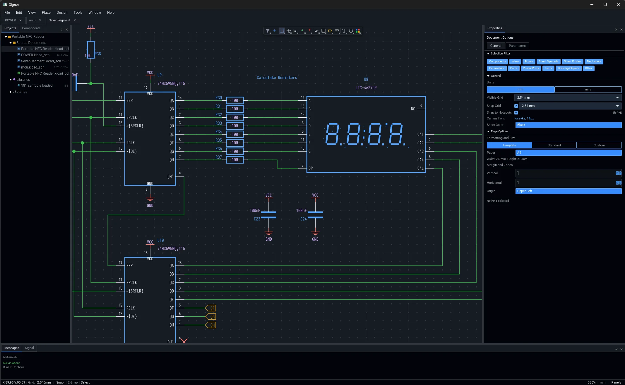 Signex Screenshot 3, Copyright reserved by Signex