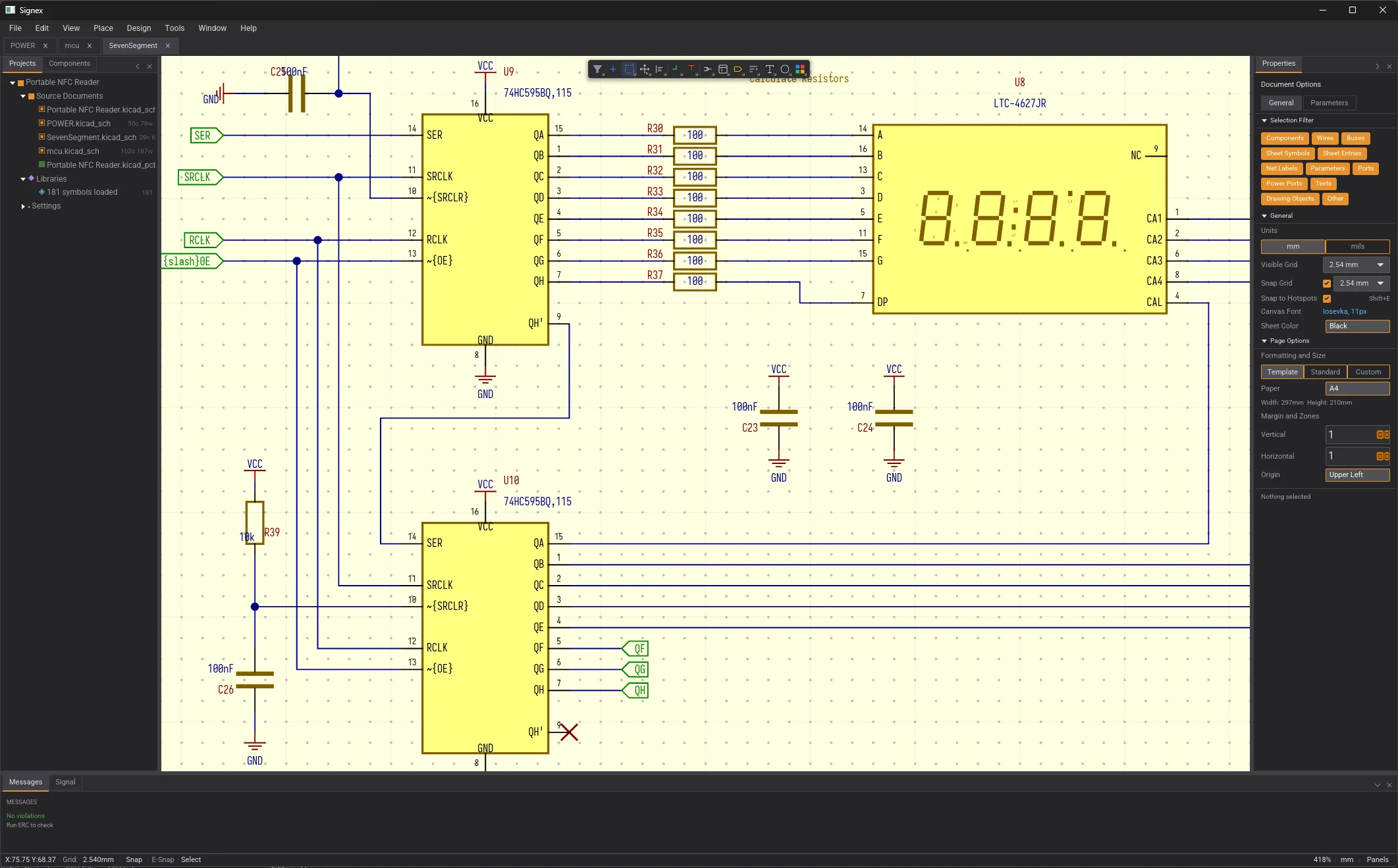 Signex Screenshot 4, Copyright reserved by Signex