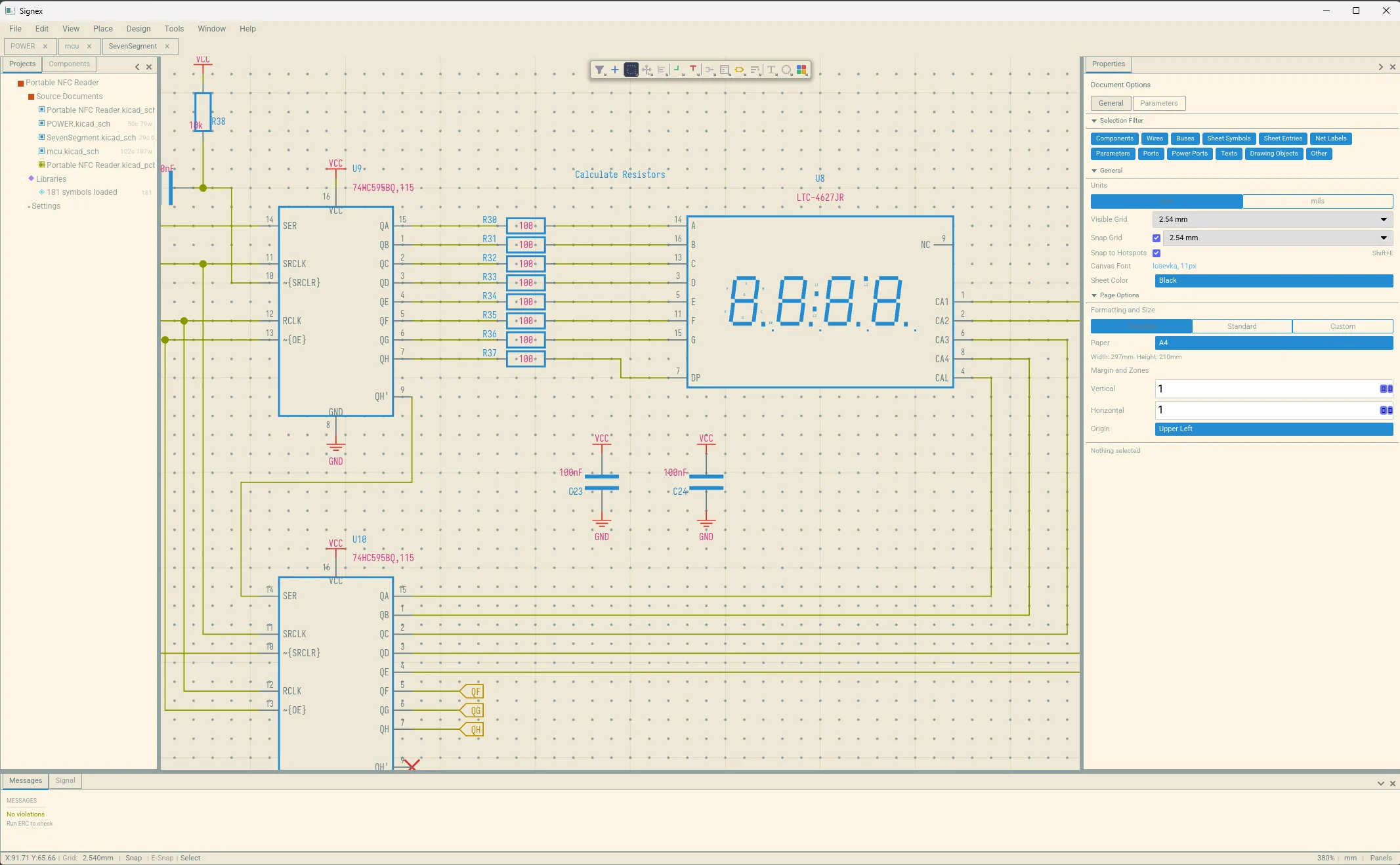 Signex Screenshot 5, Copyright reserved by Signex