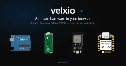Velxio Logo, Copyright reserved by Velxio